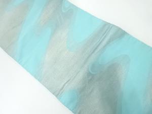 アンティーク　流水模様織出し袋帯（材料）